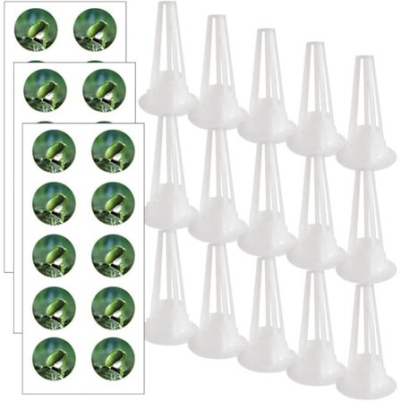 Hydroponisk dyrkningskit Potted Planter Garden Net Slotted Pots