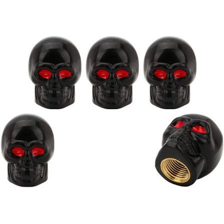 5x Rengasventtiilin korkit Kupari Pölysuojat Auto Pyörä Moottoripyörä Venttiili