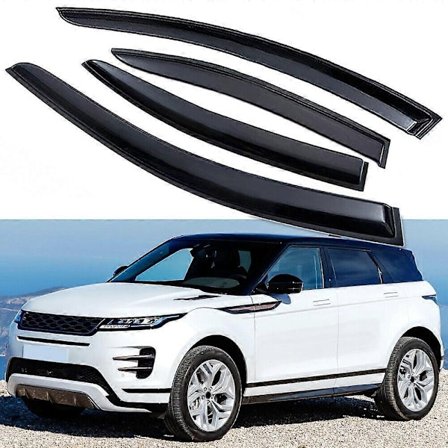 Gjelder 4 stk. regnbeskyttelse vindusvisir vindavvisere kompatible med Rover Range Evoque 2020-2025-Perfet
