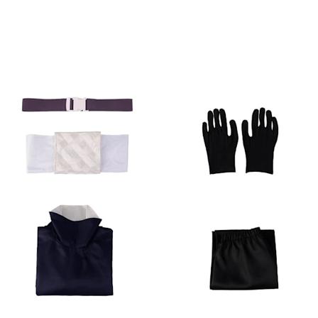Uchiha Obito Cosplay Anime Kostyme Obito Karnevalsett Halloweenfestkostymer Antrekk For Mann Beige Beige XXXL