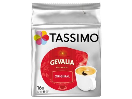 GEVALIA Mellanrost Tassimo 16/fp - Lyreco - Kök och servering - Kaffe och te - Kapslar