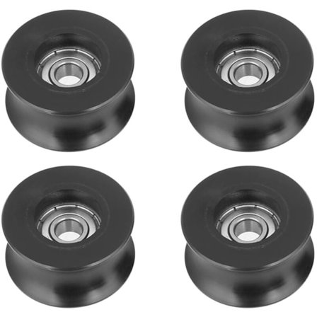 4 oppaan erä - rullaohjain U-tyypin hihnapyörällä U 0840UU 8 x 39,5 x 20,1 mm_xx