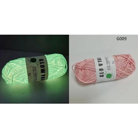 Luminous Stickgarn Glöd I Mörkret Polyestergarn DIY Hand Stickning Matta Tröja Hatt Luminous Chunky Garn Glödtråd 9