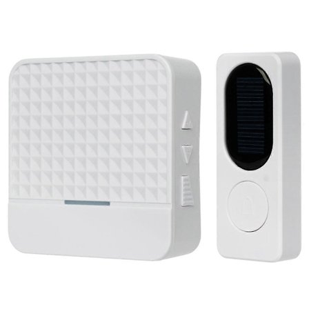 Solpanel larmsystem djup 300 meter, 52 extra belysnings-LED - RAPANDA