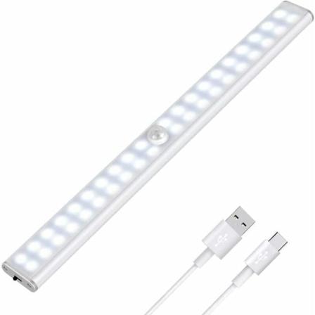 40 lampun helmiä älykäs valkoinen valo ihmiskehon nauha lataus 40 led induktiolamppu, sisätilojen koristevalaistukseen