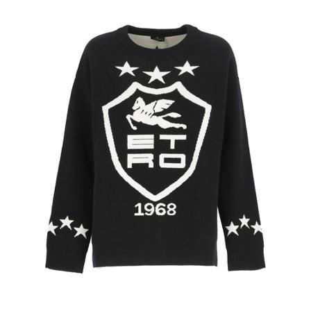 Etro Sweatshirts Sort, Dame
