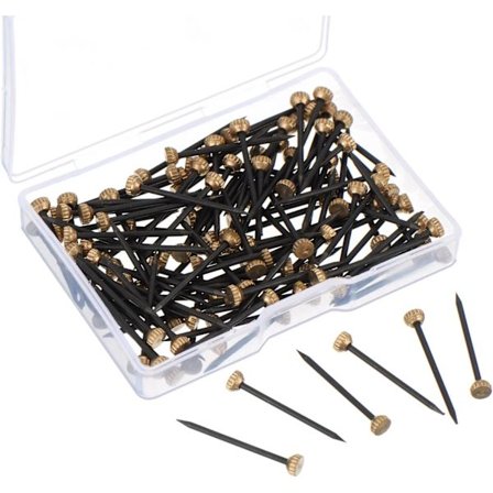 120 stk fotohenger nål brosje spiker foto brosje messing henger