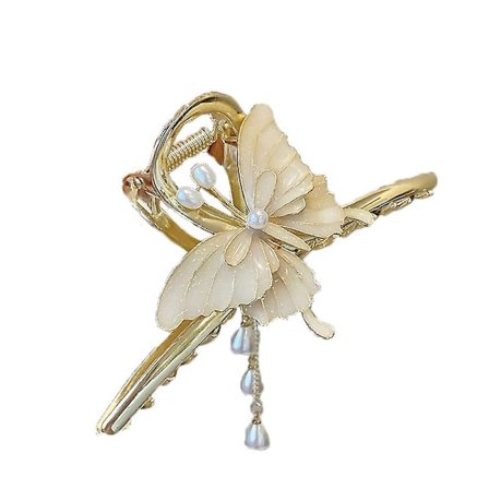 1 stk. store metallspenner for hår, sklisikre metallspenner for hår, for langt, tykt og krøllete hår for jenter og kvinner