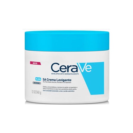 CeraVe SA Crema Levigante 10% Urea Per Pelle Molto Secca Ruvida E