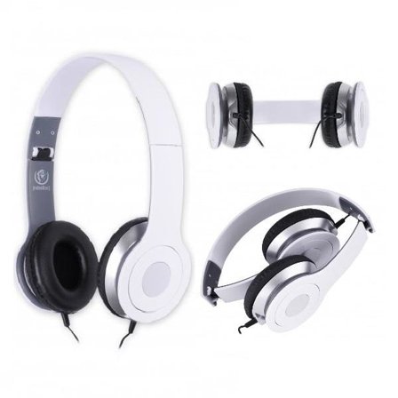 On-ear Hörlurar med Mikrofon Rebeltec City - Vit