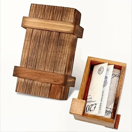 Mystisk magisk trækasse – Smykkeskrin med puslespil og skjult rum