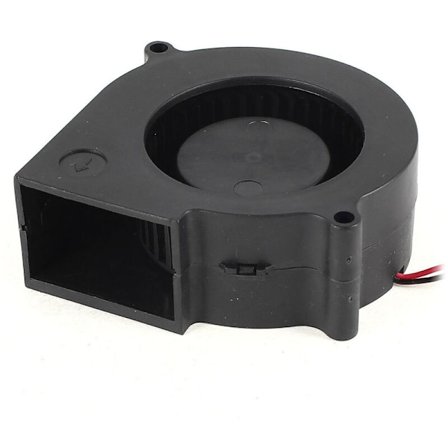 75mm x 30mm 2-napainen DC 12V harjaton tuuletin tietokoneen PC-jäähdytystuulin musta