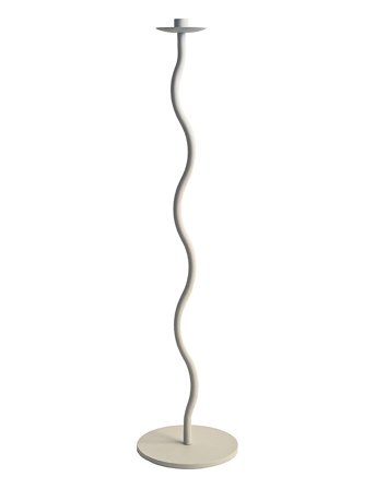 Curved Candleholder 85Cm Beige Cooee Design