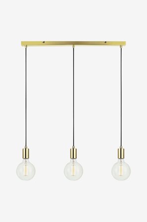 Markslöjd - SKY kattovalaisin 3L Suora Messinki - Messinkiä - Riippuvalaisimet - - Homeroom