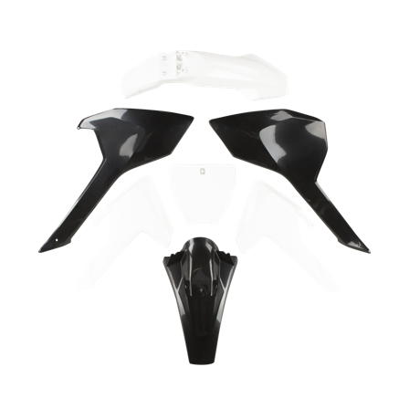 Kit Plastiche Polisport Bianco-Nero - Husqvarna FC 250 2016-2018