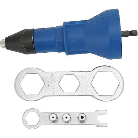 Pop-innsetting mutteradapter, boradapter, elektrisk naglepistol, batteridrevet utleieverktøy