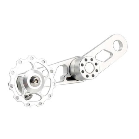 Sykkelkjede-strammer for enkeltgir, utendørs sport, aluminium, sammenleggbar