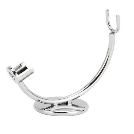 Barberhøvelholder i rustfritt stål, holder for barberkost med ett hode, sikkerhetsstøtte, tilbehør