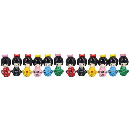 30 stk Søte Kimono Dukker Husholdning Kimono Stil Dukke Husholdnings Håndverk 12 stk 4CM 12 pcs 4CM