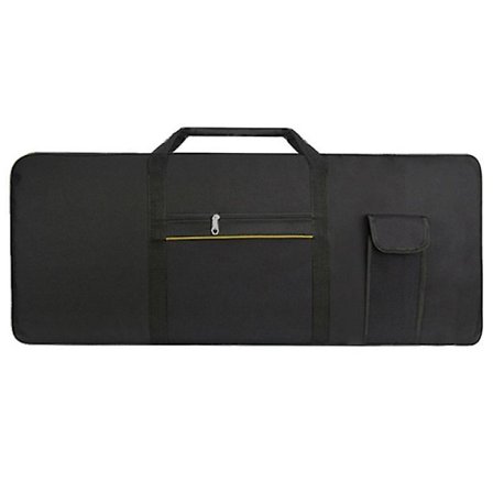 Bärbar 61 Tangenters Elektronisk Piano Keyboard Gig Bag Väska 600d Tyg - Perfekt