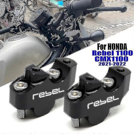 Styrhöjare för Honda Rebel Cm Cmx 1100 2021 2022 Cmx1100 Styre Bakåt Flytta Montera Höjd Förlängd Klämma Adapter Moto
