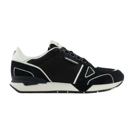 Emporio Armani, Sneakers Zwart, Heren, Maat:42 EU