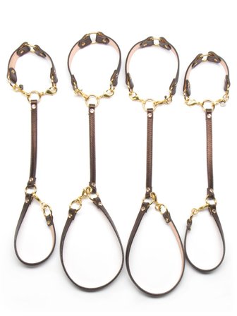 Fräulein Kink: Leather Bed Restraints Bondagesæt