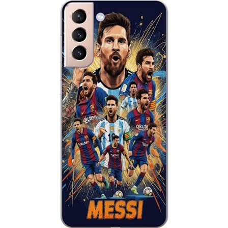 Yhteensopiva Puhelinkuori Samsung Samsung Galaxy S21 Lionel Messi juliste Barcelona Argentiina jalkapallo legenda numero 10 MM GET jalkapalloilija tai