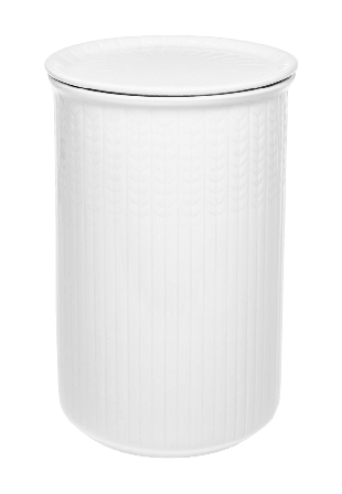 Rörstrand Swedish grace Burk L 1,3 Snö Köksförvaring Vit