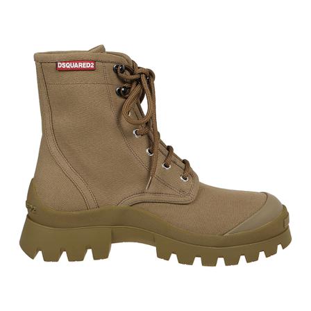 Dsquared2, Tank Combar Boots Brązowy, Kobieta, Rozmiar: 38 EU
