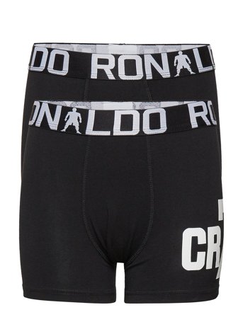 CR7 Cr7 Boys Trunk 2-Pack - Black - 10-12