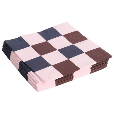 Hay Pattern middagsserviet, lyserød/bordeaux - Pink, bordeaux | KitchenOne