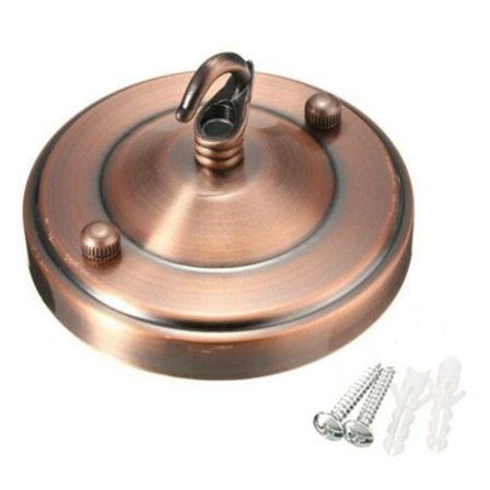 Lampfot Lamphållare ANTIK KOPPAR