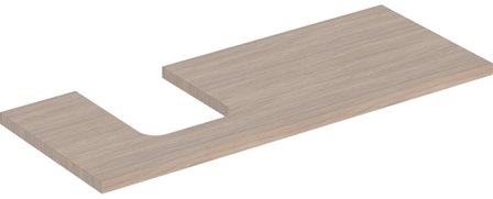 Geberit ONE 505.295.00.5 Bänkskiva 120 cm Ek, Badrum