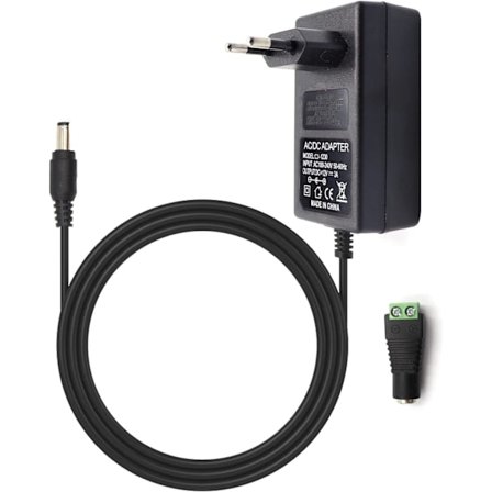 Strømforsyning 12V 3A Adapter 36W Transformer til LED-Strimler EU-Stik til COB 3528/5050 SMD LED-Strimler, AC100-240V Strømforsyning