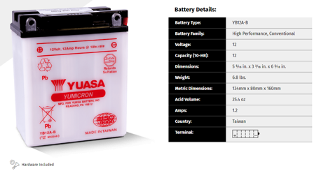 Batteria per Moto Yuasa Yumicron – Cerca per Moto - Honda XL 600 V Transalp 1994-1999