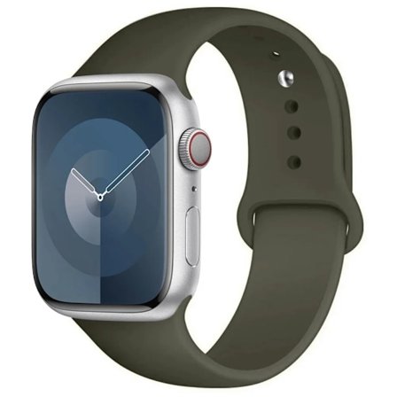 Silikonarmband för Apple Watch armband 44mm 45mm 40mm 41mm 42-38mm 45 mm sportarmband iwatch serie 8 7 6 5 4 3 SE 9 Ultra 2 49mm