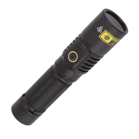 By - UV Lommelykt 365Nm Bærbar Lommelykt Y30 Bærbar 365Nm Kraftig Oppladbar Led Lommelykt ELEKTRISK LAMPE