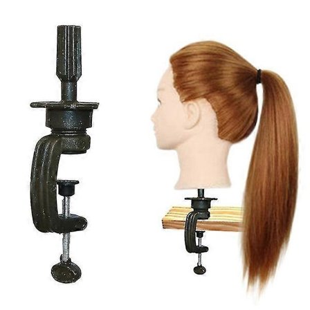 Träningshuvudmodell för långt hår, frisörstativ, docka (exklusive huvudet)