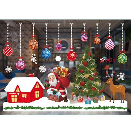 Julevindusklistremerke Julehøytidsfestival Dekor Fest