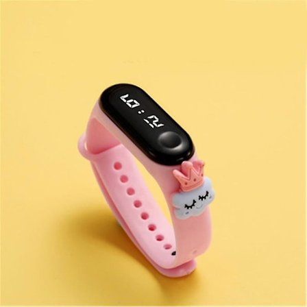 Led Cartoon Barn Vattentät Elektronisk Klocka Student Sport Touchs Klocka För Flickor Pojkar