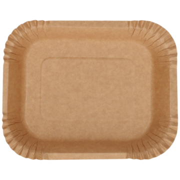 Papptallerken Dyp 19x16cm