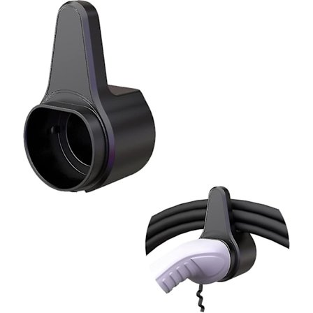 Elektrisk bil ladekabel, elektrisk bil kabel, elektrisk bil ladestativ (svart) (1 stk)