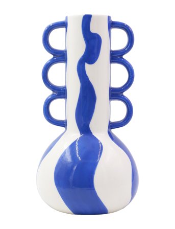 Que Rico Vase - Tomás - Bold & Blue - Blue - 29.5 CM