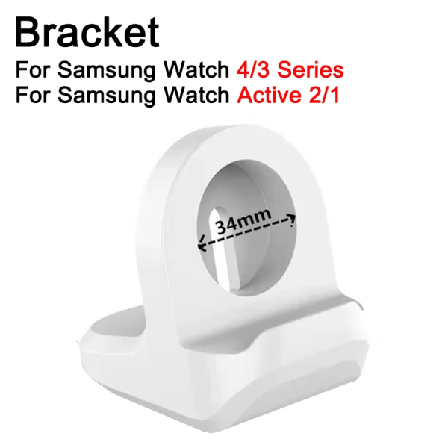 Snabbladdarkabel för Samsung Galaxy Watch 6 5 Pro 4 Active 2 Laddningsdocka fäste USB/Typ c Laddare för Galaxy Fit 2 SM-R220 A1 White