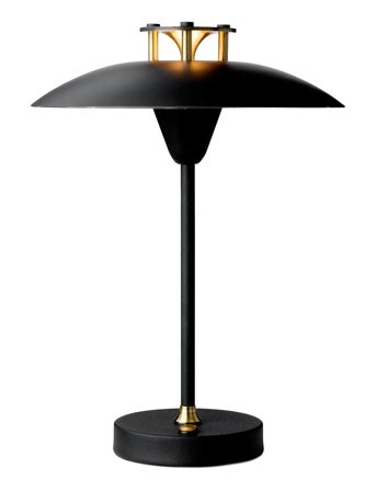 Mini Stepp 1-2-3 Portable Table Lamp Black Halo Design