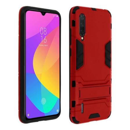 Xiaomi Mi 9 Lite Cover Stødsikker Hybrid Protection Rød Video Support Rød