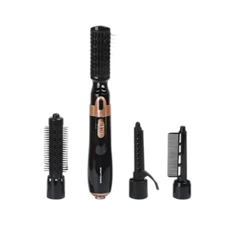Babyliss Roterande Varmluftsborste, Fyr-i-ett, Svart KLB
