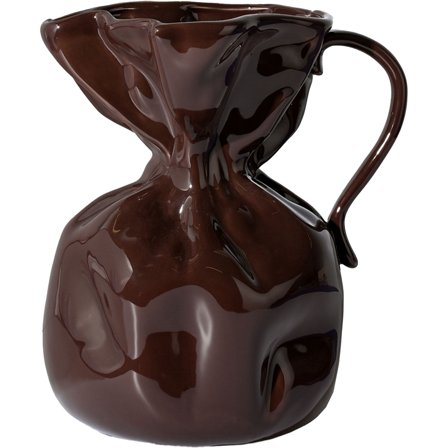 Byon Crumple vase, brun