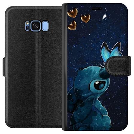 Samsung Galaxy S8 Lommeboketui Stitch sommerfugl